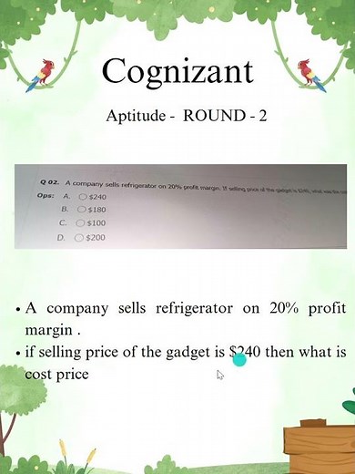 Cognizant On-Campus Placement 2025 | Round 2 Aptitude Assessment Questions & Strategies