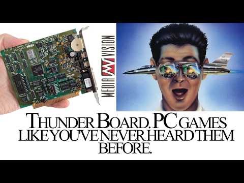 Media Vision Thunder Board and DOS Games