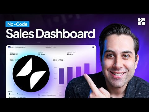 How to build a SALES dashboard using Glide App (No-Code)