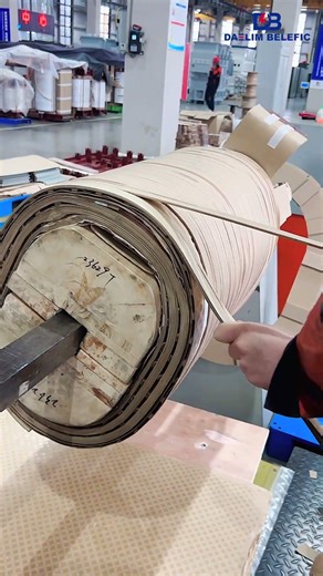 Inside a Power Transformer Winding Process