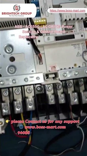 ABB - ACS550 - AC DRIVE- Power Section & Control Board Replacement Repair Service