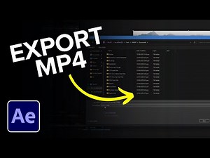 How to Export After Effects to MP4 Without Media Encoder