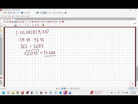 Math 8: Distance Between Points Notes