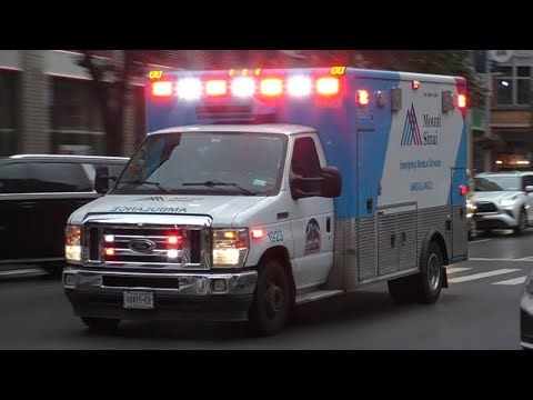 [SPECIAL/ TIMBERWOLF SIREN] Old Mount Sinai EMS Ambulance responding in New York City!