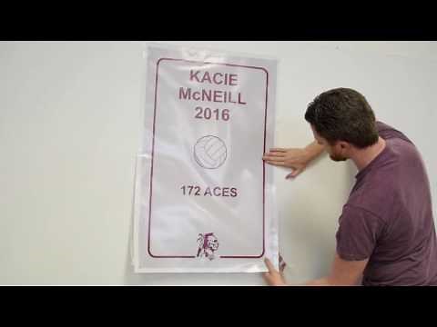 How-To: Hang a Banner with Double-Sided Tape