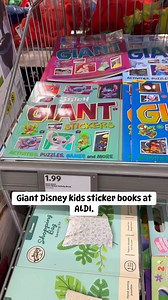 164K views · 139 reactions | Giant Disney kids sticker books at ALDI. | Baby Deals UK | Facebook