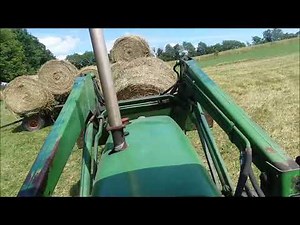 Hobby Farming - Hay Harvest With OLD Farm Equipment
