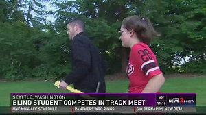 Blind Student Competes in Track Competitions