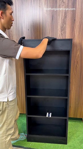 Bookshelf Secret Compartment #SecretStorage #HiddenCompartment #SmartFurniture #HomeHacks #DIYProjects #ASMR | NỘI THẤT GIÁ RẺ