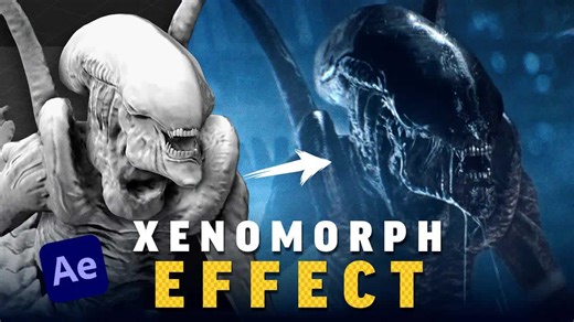 Make your own xenomorph | After Effects tutorial