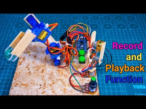 How to make DIY Record and Play function Robotic Arm