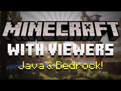 🟢 Playing the BEST SMP with Viewers! Java and Bedrock! !commands