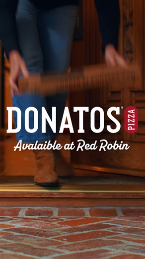 Donatos Pizza is officially on the menu at Red Robin!  Whether you're dining in or grabbing it to-go, Donatos Pizza at Red Robin is a slice above the rest! Thin crust, big flavor—order yours however you roll | Red Robin Gourmet Burgers | Facebook