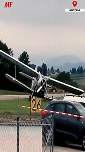 4.5K views · 75 reactions | CRASH Landing of the World's LARGEST Biplane in Austria! #plane #aviation #landing #biplane #airshow #crash #fail #accident #gonewrong #viral | MonthlyFails | Facebook