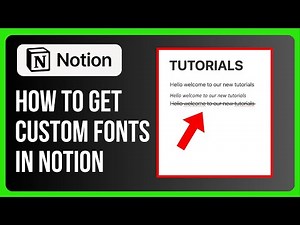 How to Get Custom Fonts in Notion