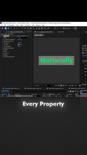Quickest Way to Make Text Boxes in After Effects #aetutorial
