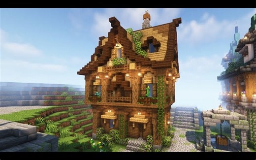 【NeatCraft】Minecraft 建筑教程-如何建造一个中世纪的小屋（搬运）