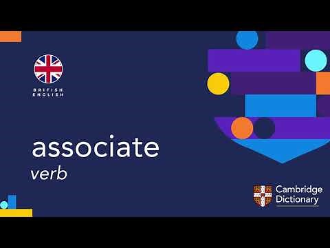 How to pronounce associate (noun) | British English and American English pronunciation