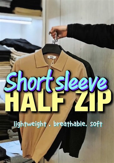 Stylish Half Zip Tees Available at Mr. Grey Store