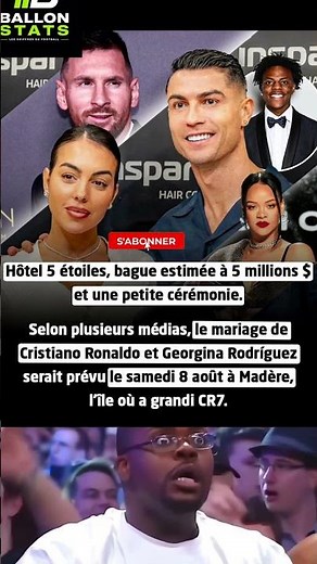 Le mariage de Cristiano Ronaldo se précise ! 😍 Hôtel 5⭐, bague à 5 M$ et cérémonie intime 💍