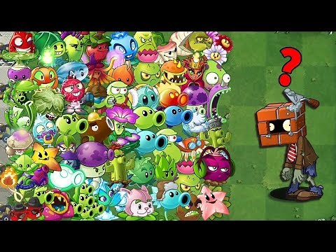 All Plants 1 Plant Food Vs 99 Brickhead Zombie - Who Will Win? - PvZ 2 Challenge