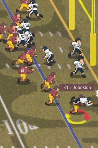 1940 Washington vs Chicago (B) Iron Man Football.