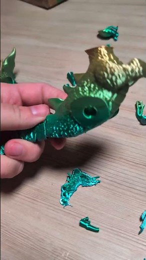 3D Printing & Assembling an Articulated Baby Dragon