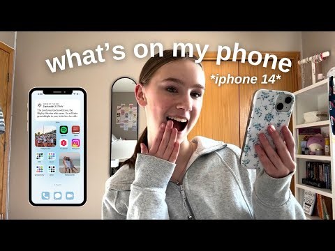 WHAT’S ON MY IPHONE 14 | widgets + apps