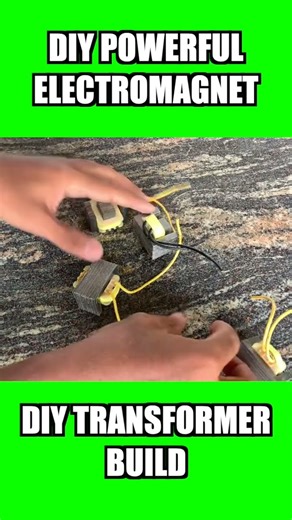 HOMEMADE ELECTROMAGNET #diy #experiment #diyprojects #homemade #viralvideo #viralshorts #shorts