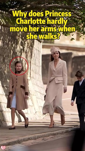 Why Princess Charlotte’s Arms Barely Move When She Walks