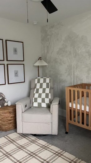 43 reactions · 4 comments | Cozy neutral woodland nursery tour 蝹☁️...
