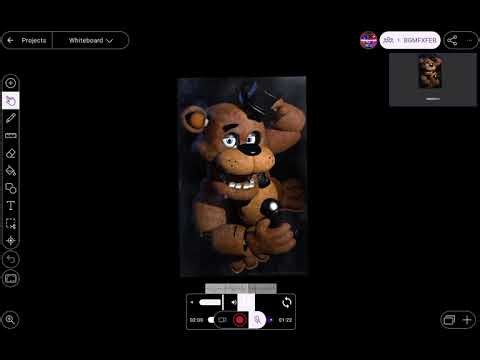 Freddy sings: bye bye bye (test) made in the explain everything app