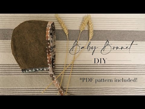 Baby Bonnet DIY // Pattern Included // Beginner Friendly
