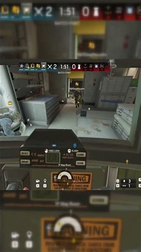 Blitz 1 v 3 Rush⚡| Kanal | R6 Siege Short