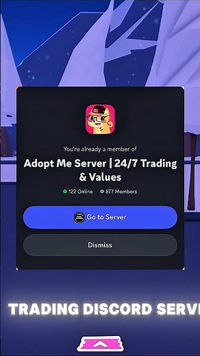 The Best Adopt Me Trading Discord Server! #roblox #adoptme #fyp