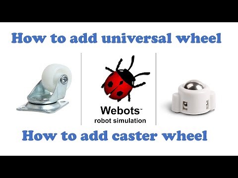 How to add a ball joint/ universal wheel in #webots