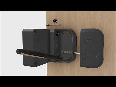 Comment poser une serrure ABIOLOCK sur un placard