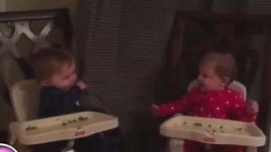 Babies Playing Peekaboo