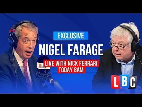 Nigel Farage takes your calls | Watch LIVE