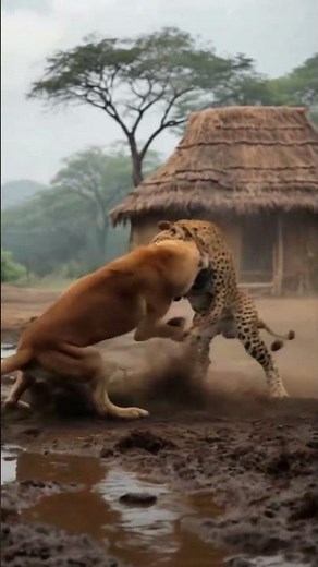 Dog vs Cheetah Showdown 😱 | Who Wins This Wild Fight?! #wildanimals #animalfight #wildlife