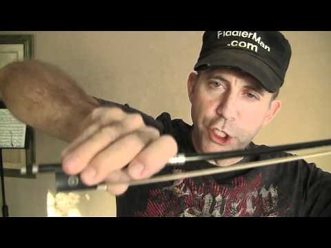 How To Hold A Violin Bow by Fiddlerman.m4v