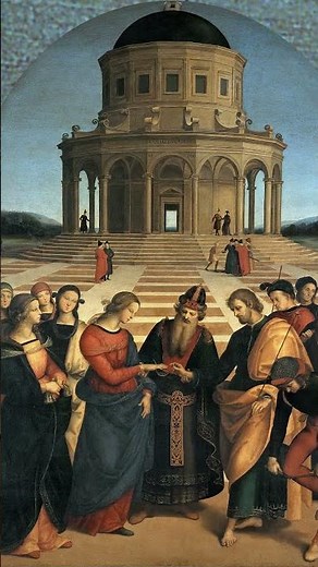 Raphael Santi. The Marriage of the Virgin Mary.