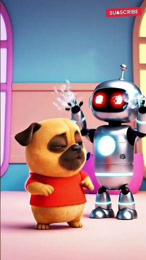 🐶Puki & the Glitchy Robot 🚀