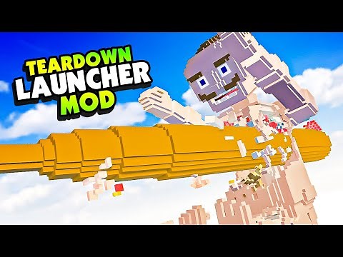 Fully Destroying HUMANS With the Most Destructive Mod - Teardown Mods