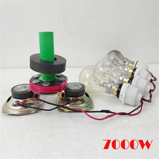 I Make 220v Free Electric Generator With Speaker Tools powerful free energy at home | Rana Craft