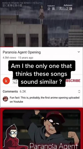 The paranoia agent opening slaps ngl #paranoiaagent #anime #animetok #animeop #fyp #trend