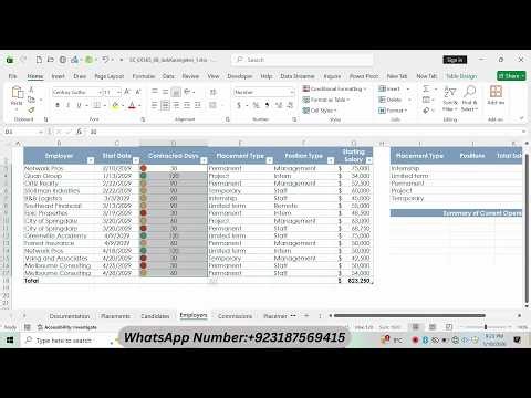 Shelly Cashman Excel 365 | Module 6: SAM Project B Onboard Recruiting