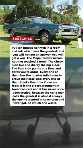 The Muscle Car Everyone Argues Was the Greatest
