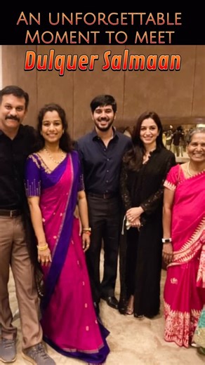 Sadhana kalai on Instagram: "Rani ✅ Maharani ❤️❤️ …. Happy to meet charming hero @dqsalmaan .. #kalaisadhana #saree #motivation"