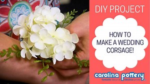 3.2K views · 30 reactions | In this tutorial you'll learn how to create your own wedding corsage! We'll show you the difference in a traditional and modern style and help you know how to piece it all together. Choose from a variety of flowers and greenery to put together a corsage for your wedding theme! Don't forget to come see us for all your DIY supply needs! Shop at your local Carolina Pottery store or online at www.carolinapottery.com! | Carolina Pottery | Facebook